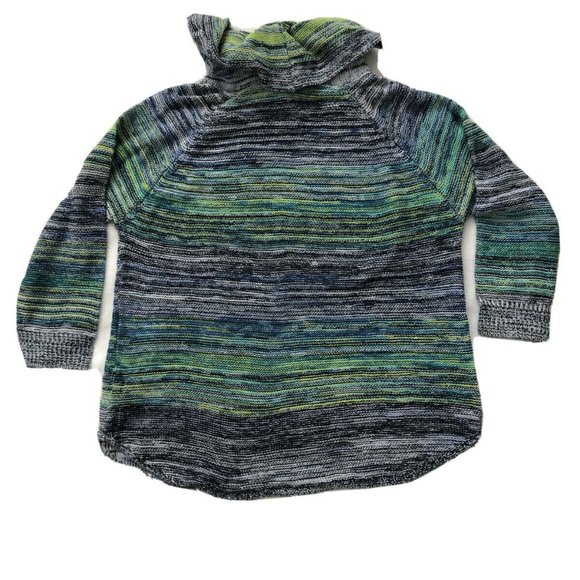 JPR John Paul Richard Cable Knit Marled Cowl Neck - Picture 6 of 7